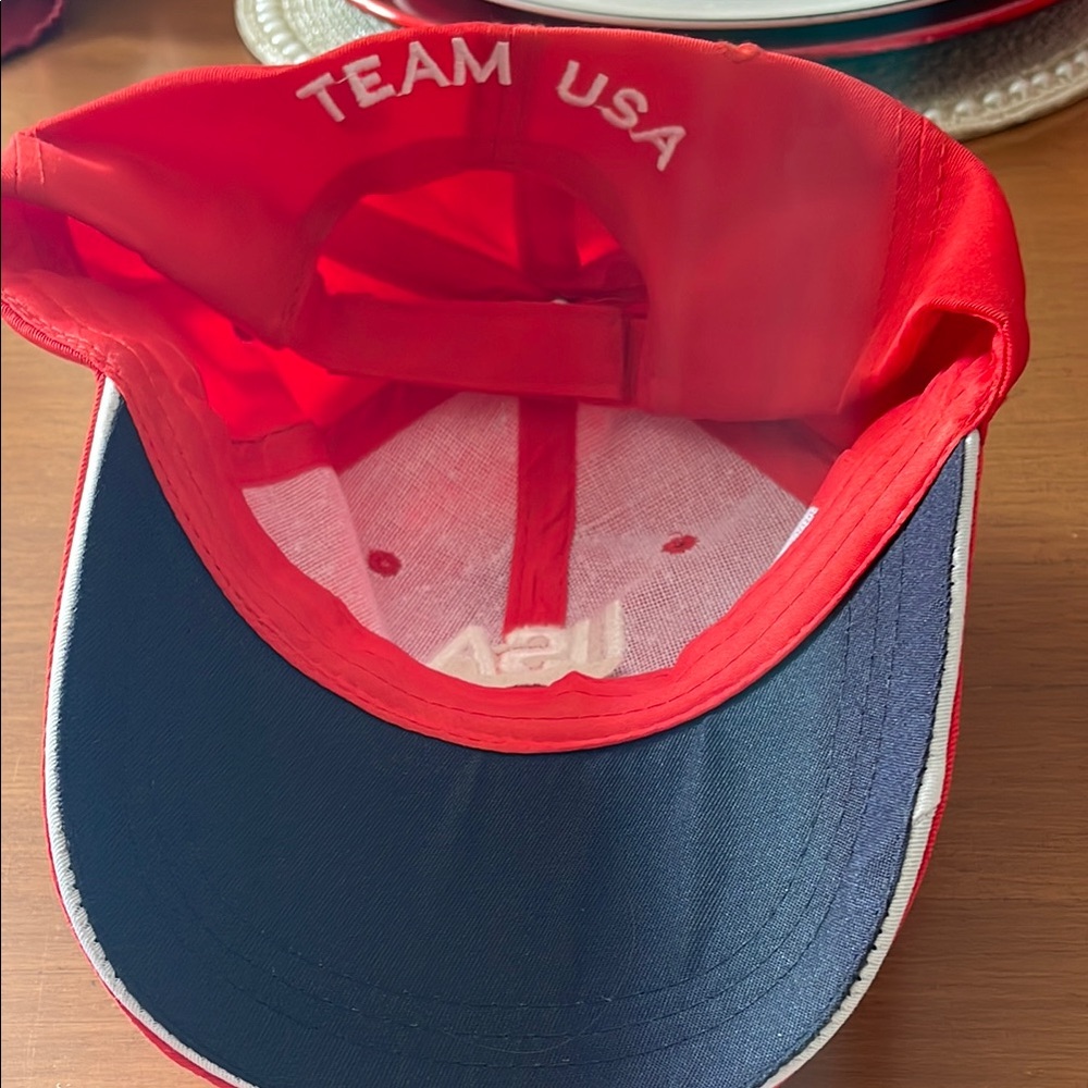 USA Olympic Red Cap - Picture 2 of 2